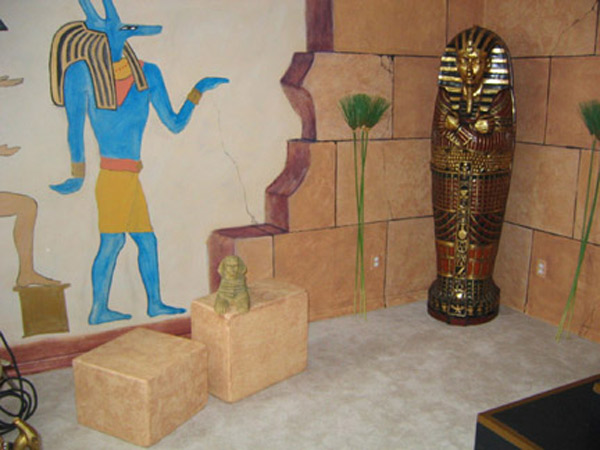 Egypt Room w Stone stools